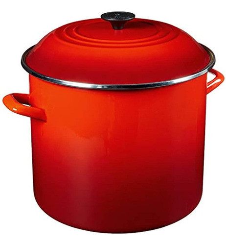 Le Creuset N5100-2867 Stockpot, 16 Qt, Cerise 0