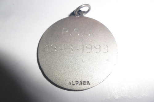 Antigua Medalla Religiosa Alpaca Jesucristo Psj 1993 Cristo 1