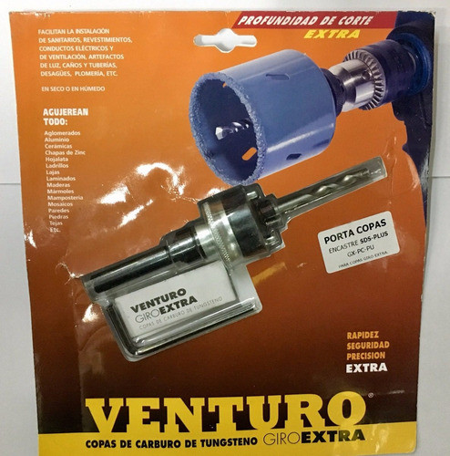 Porta Copas Sds Plus P/ Giro Extra Venturo Tungsteno Y Metal 1