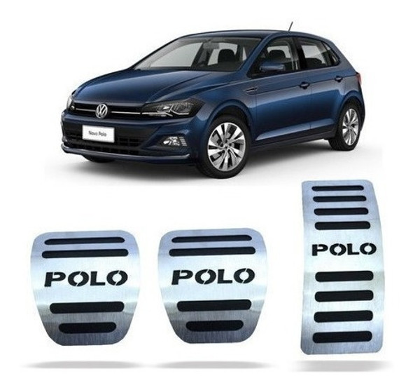 Pedaleira Aço Inox Polo Manual 2021 0