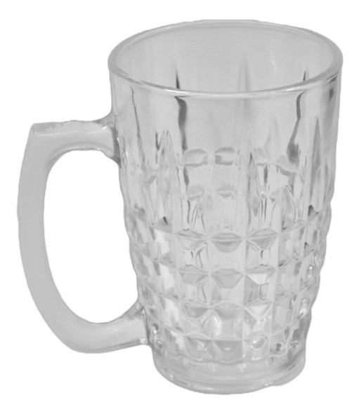 Juego De Jarra Vaso Cervecero De Vidrio X6 Unidades - 315ml 1