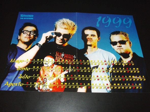 Poster The Offspring * Metallica * 40 X 29 (c065) 0