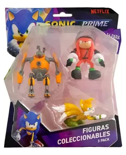 Figuras Sonic Prime Pack 2 X3 - Art. Son2020 0