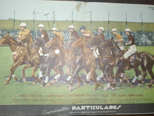 Lamina El Grafico Año 1935 - Final Cto. Argentino De Polo 0