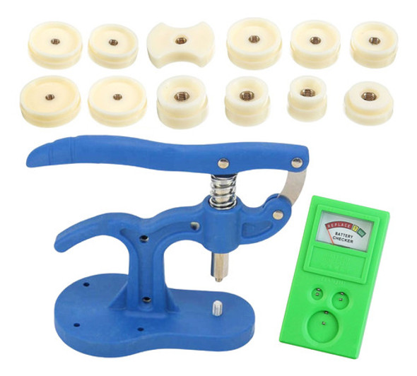 Kit Ferramentas Para Relógios Prensa + Medidor De Bateria 0