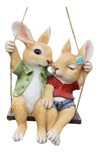 Jardim Estátuas Bonito Pendurado Fada Animal Decoração 0