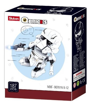Bloques Sluban Superhéroes Y Villanos Trooper M38 187 Pzs Ub 0