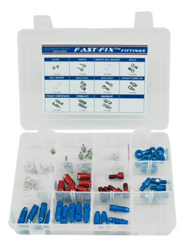 Ffx8001blrd Combo De Accesorios Fast-fix 80pcs Quaxar Ciclis 1