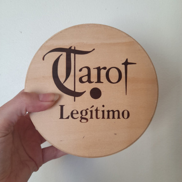 Tarot Egipcio Circular En Caja De Madera 0