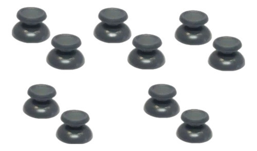 10 Botões Analógicos Para Controle Ps4 Capa Direcional Cinza 0
