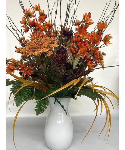 ~? Floral Supply Online - White Home Decor Vase And Flower G 1