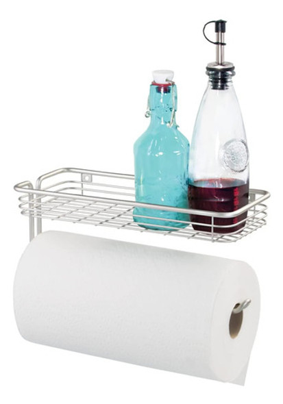 Interdesign Classico - Toallero De Papel Con Estante Cocina 0