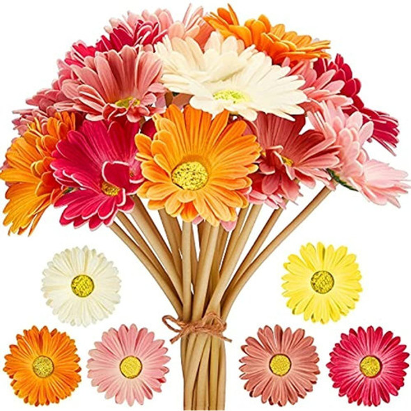 Margaritas Artificiales Flores Artificiales Gerbera Daisy Fa 0 Margaritas Artificiales Flores Artificiales Gerbera Daisy Fa 0