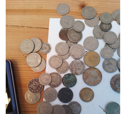 Lote Antiguas Monedas Argentinas 590 Grs Años 20 A 70 Lote 1 1