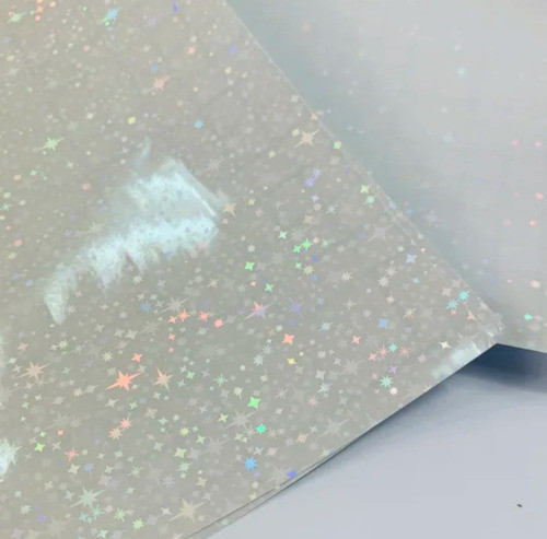 Laminado En Frío A4 Holográfico X 10 Unidades Modelo Star 1