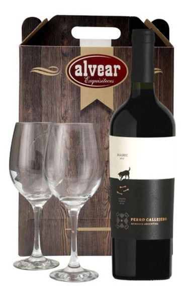 Vino Perro Callejero + 2 Copas 0