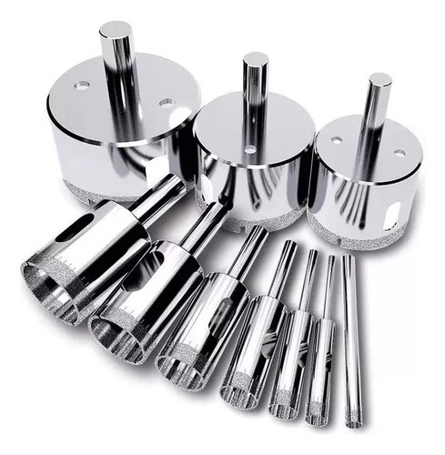 Set  10 Brocas Diamantada De Perforación P Cerámica Martino 0