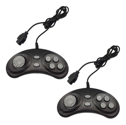 2x Controle Joystick Para Dvd Game Philco Britânia Mondial 0