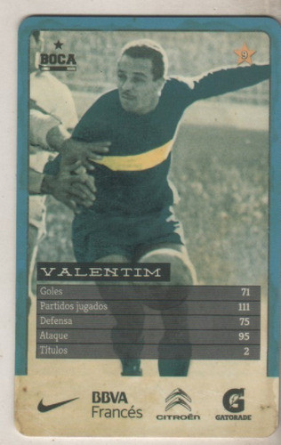 Entrada Boca Juniors Colección Nuestras Estrellas   Valentin 0