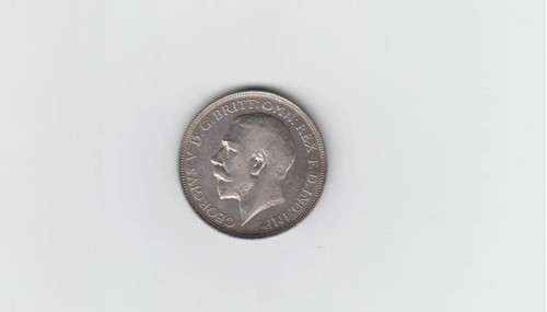 Moneda Inglaterra 1917 2 Shilling Plata Excelente 1