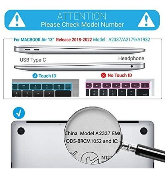 Carcasa Para Para Macbook Air 13 Retina Touch Id A1932 1 Carcasa Para Para Macbook Air 13 Retina Touch Id A1932 1