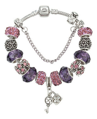 Pulsera Multidijes Llave Violeta 0