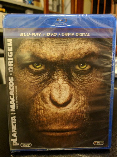 Blu-ray + Dvd Planeta Dos Macacos A Origem - Lacrado & Orig. 0