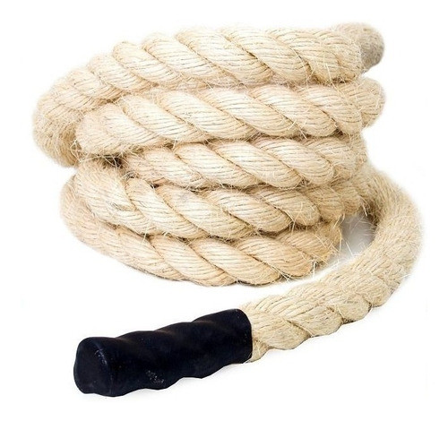 Corda Naval Funcional 50mm X 7mts Rope Cross Trainning Sisal 0