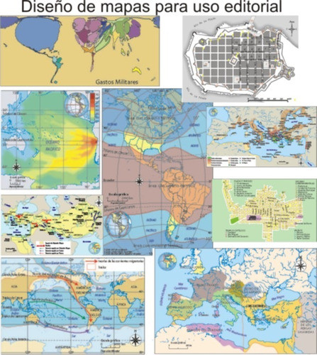 Mapas - Cartografía - Edicion - Láminas 1