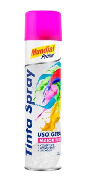 Tinta Lata Luminosa Rosa Pink 400ml 0