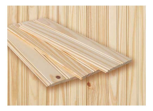 Kit Forro Lambri De Madeira Pinus Extra- 1 M2 Peças 3 Metros 1