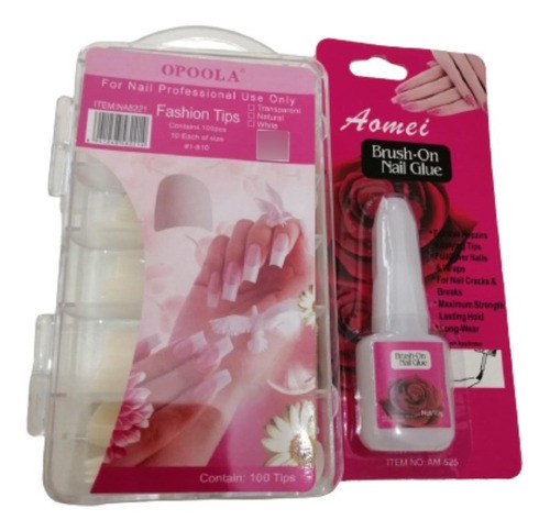 Uñas Postizas Naturales X 100 Unidades-mym 0
