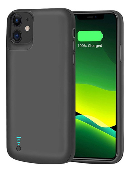 Funda Con Bateria Para iPhone 11 Runsy 6000mah Negro 0