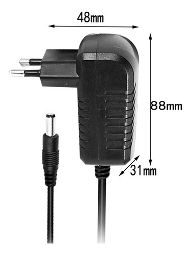 Carregador P/ Bateria Li-ion Zem 21v Com Led 1