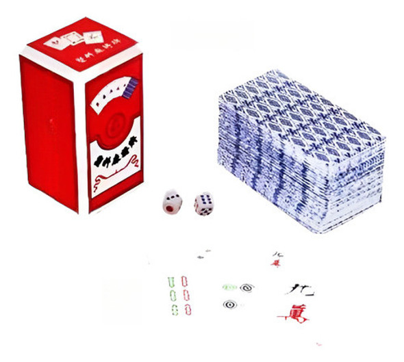 Tarjetas Plásticas De Majiang China Mah-jong Mahjong Poker J 0