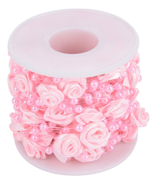 Cordão De Guirlanda De Pérola Artificial Rosa De 10 M/rolo 0 Cordão De Guirlanda De Pérola Artificial Rosa De 10 M/rolo 0