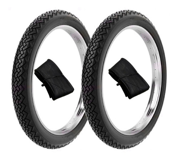 Kit Cubiertas Imperial Cord 225 16 Ciclomotor 2 1/4 + Camara 0