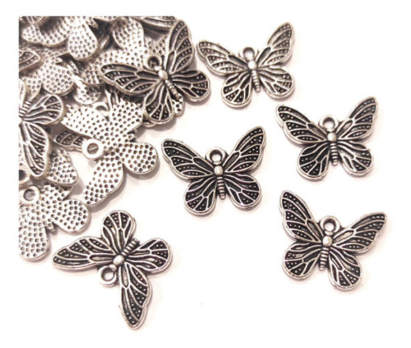 50 Dijes Mariposa (5) Metal Artesanias Bijouterie Souvenirs 1
