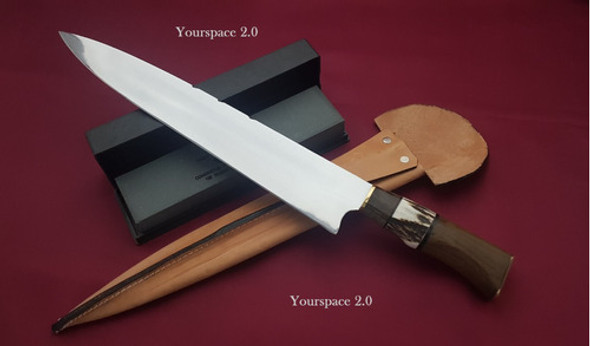Cuchillo Artesanal Criollo + Piedra. 09744 1