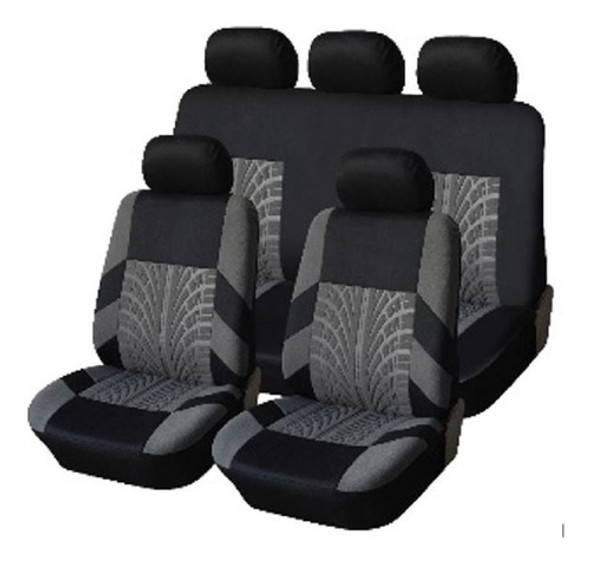 Juego Fundas Auto High - 4 Asientos / 9 Piezas - Color Negro 0 Juego Fundas Auto High - 4 Asientos / 9 Piezas - Color Negro 0