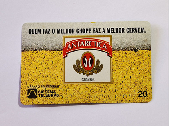 Ct209= Cartao Telebras Antarctica Novo= Desc,5,00 Ver Abaixo 1
