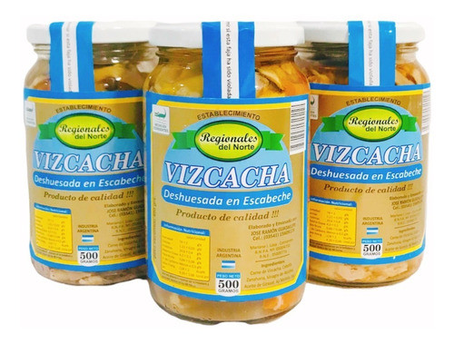 Escabeche De Vizcacha Regionales Del Norte X 3 Unidades 0