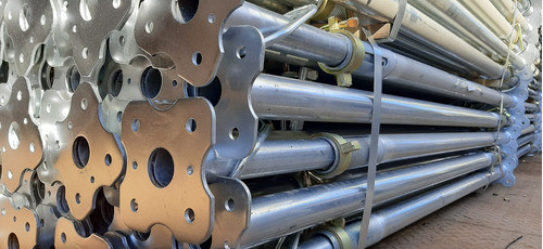 Puntal Metalico Telescopico 1.80 A 3.10 Galvaniza Romanosrl 1