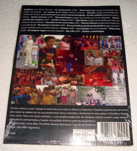 Luis Pescetti No Quiero Ir A Dormir En Mexico Dvd Kktus 1