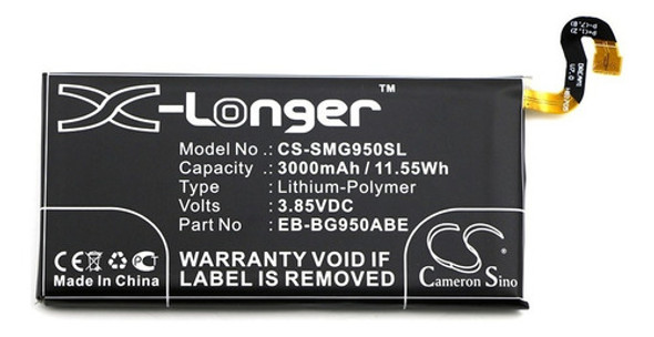 Bateria P/ Samsung Galaxy S8 Sm-g9508 Sm-g950d Sm-g950f 0