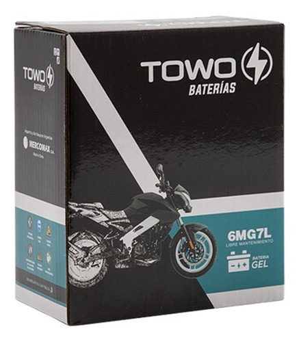 Bateria Towo Ytx7l-bs 6mg7l Honda Cb 190r Tornado Twister 1