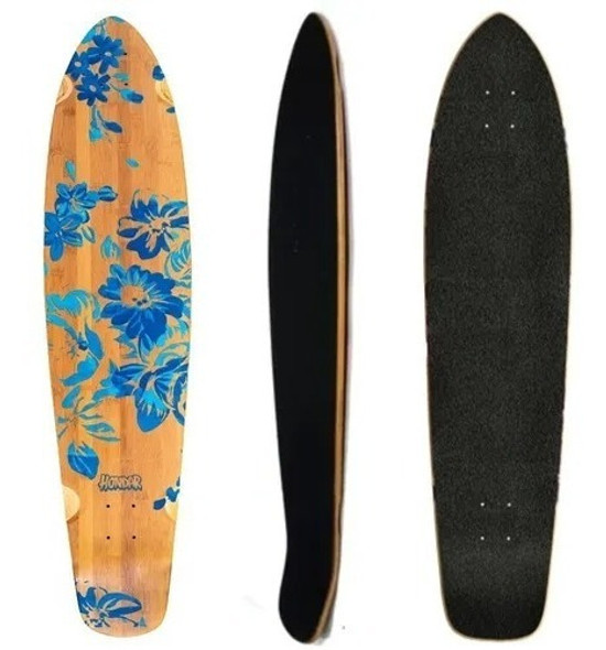 Shape Hondar Longboard 42 Bambu Maple Com Lixa - Azul 1