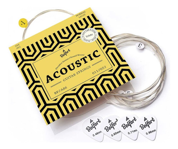 Belfort Cuerdas De Guitarra Para Guitarra Acústica - Premium 0
