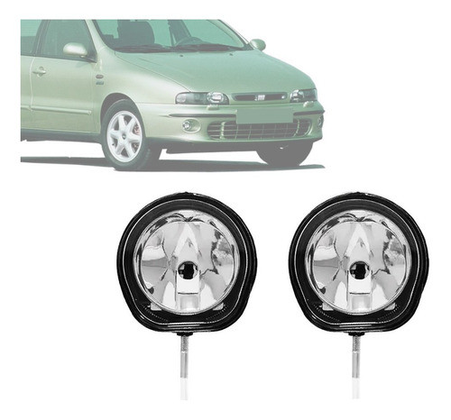Farol Milha Auxiliar Neblina Fiat Marea - 98/07 Par 0