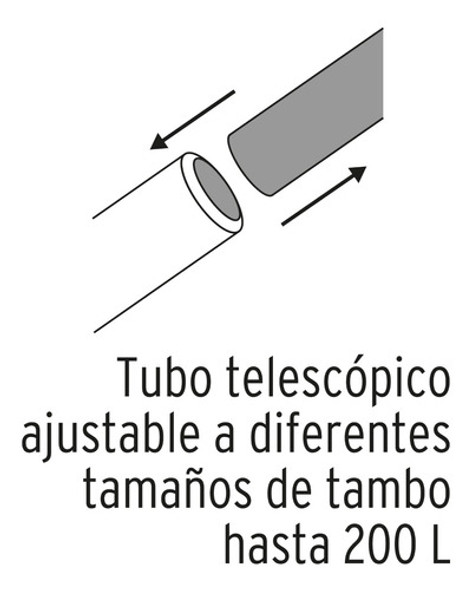 Bomba Manual Tambor Líquidos Aceite Gasoil Truper 16857 1